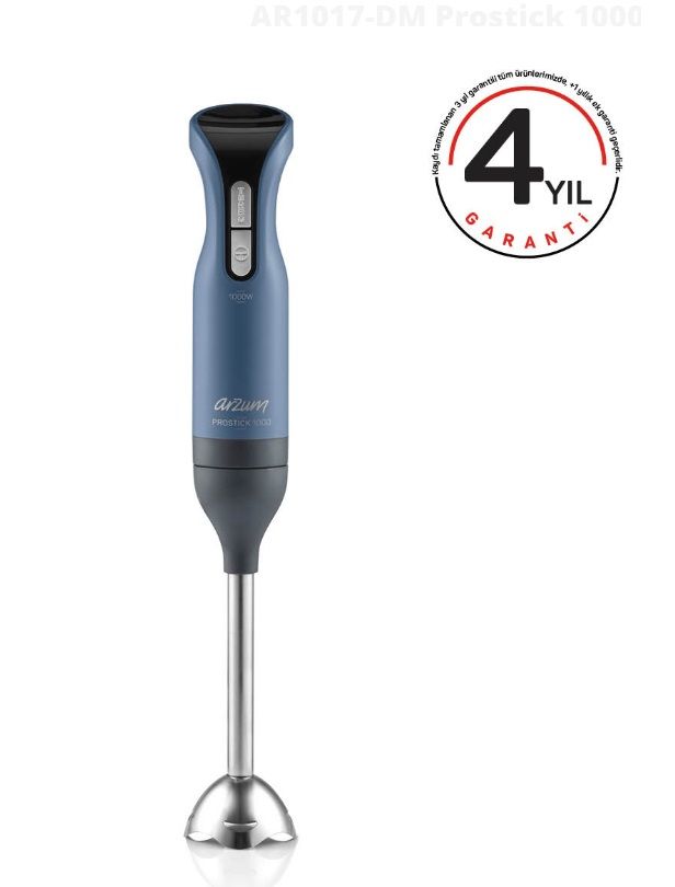 Arzum AR1017-DM Prostick 1000 Derin Mavi 1000 W Blender