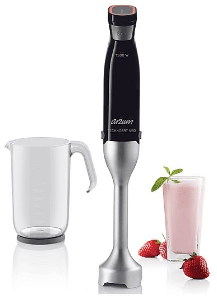 Arzum Technoart Maxi Neo AR1114-S Siyah 1500 W El Blender Seti