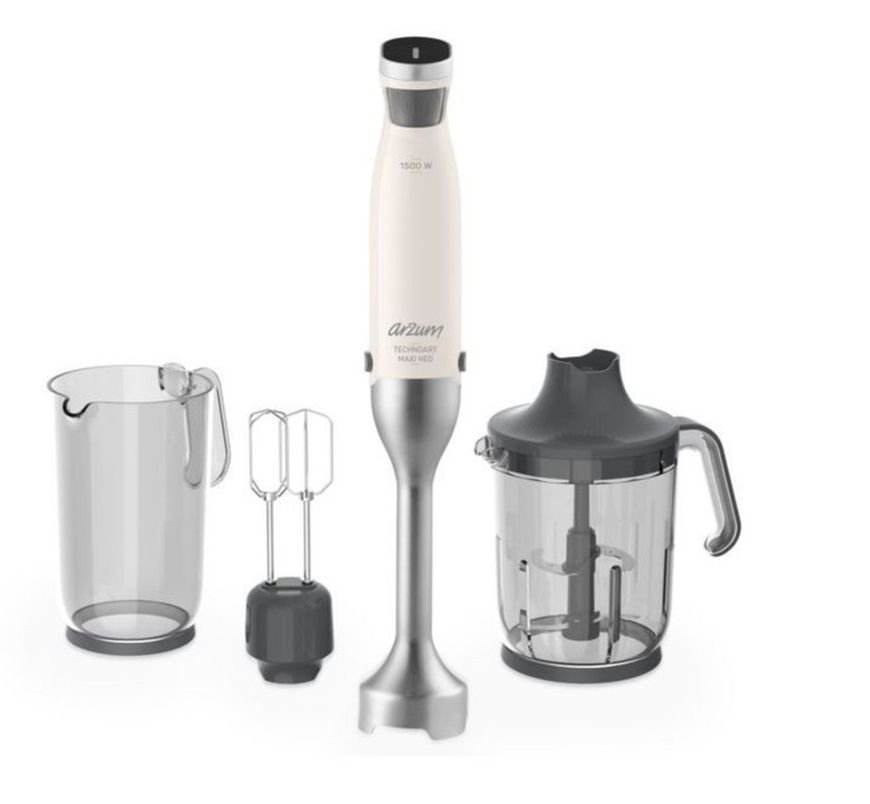 Arzum Technoart Maxi Neo AR1114-B Beyaz 1500 W El Blender Seti