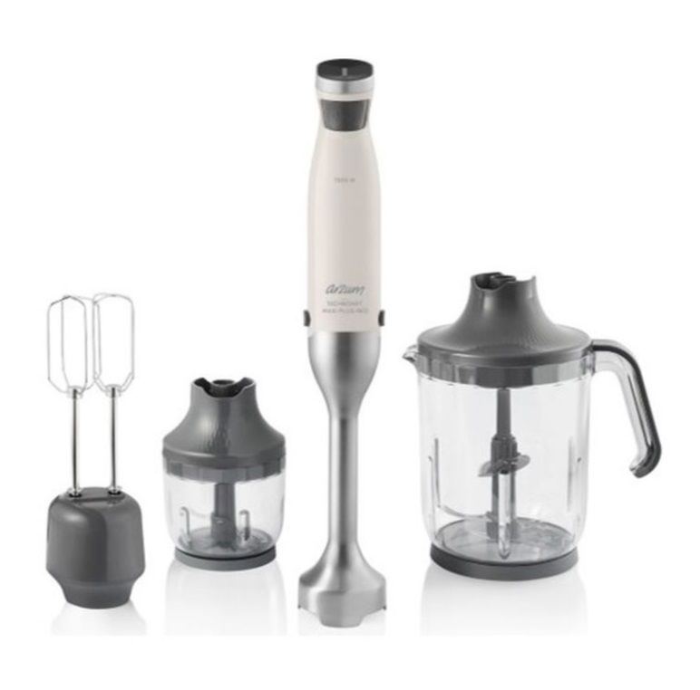 Arzum Technoart Maxi Plus Neo AR1115-B Beyaz 1500 W El Blender Seti