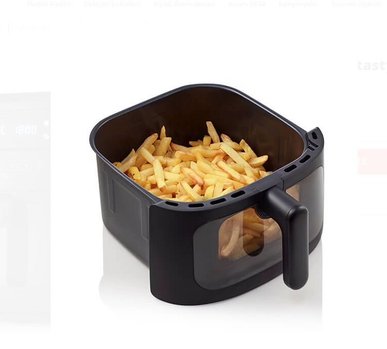 Arzum AR2076-S Airtasty Smart Air Fryer 7.5 lt Siyah Yağsız Fritöz