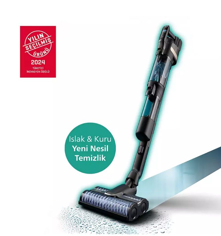 Philips Aqua Trio XW9383/01 Islak Kuru Şarjlı Dikey Süpürge