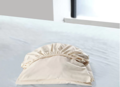 New Cotton Fitted Çarşaf - Krem