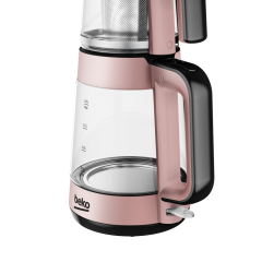 Beko CM 5964 R Floral Rose Gold 1900 W Cam Demlikli Çay Makinesi