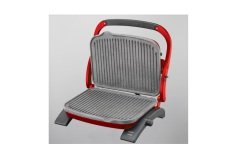 Korkmaz A329-16 Tostkolik Kırmızı 1800 W Granit Tost Makinesi