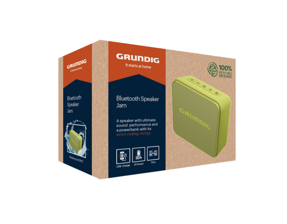 Grundig Jam BT Hoparlör Lime Hoparlör