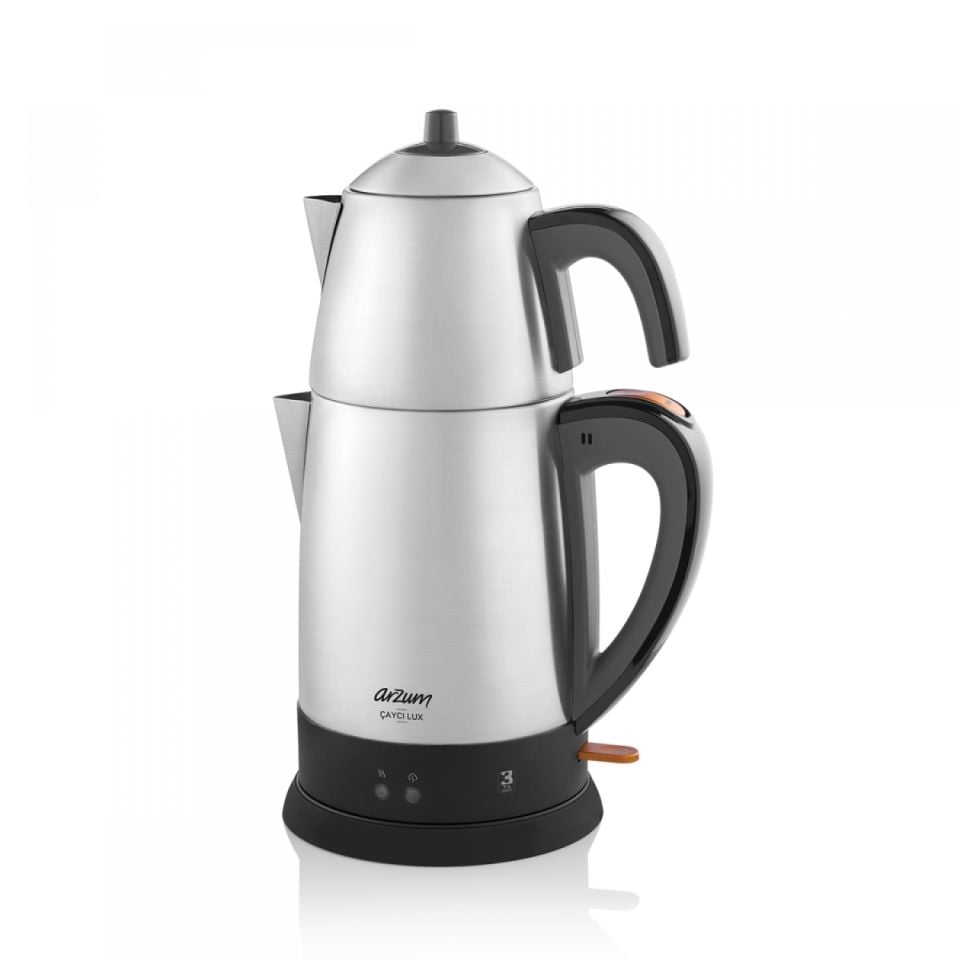 Arzum AR3051-INX Çaycı Lux Çay Makinesi - Paslanmaz Çelik