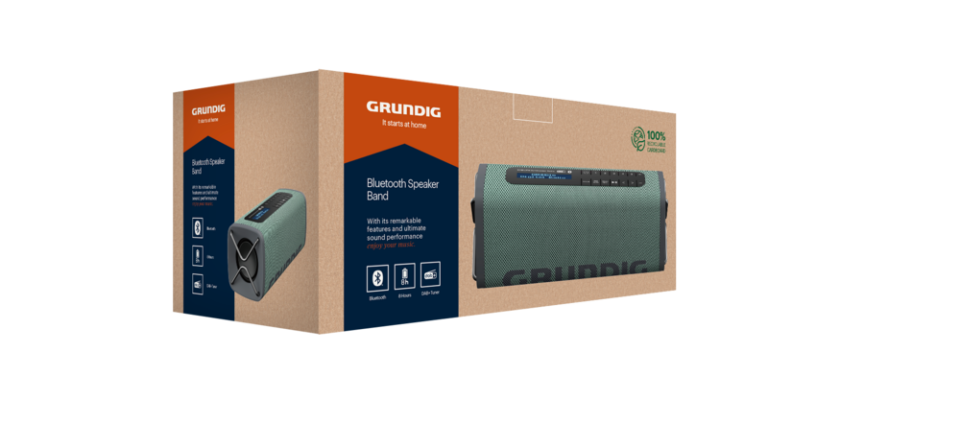 Grundig Band BT Hoparlör - Yeşil
