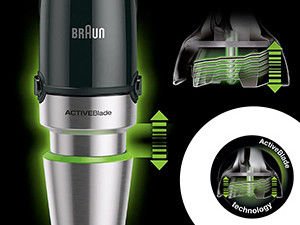 Braun Multiquick 7 MQ 7025X 1000 W El Blender Seti