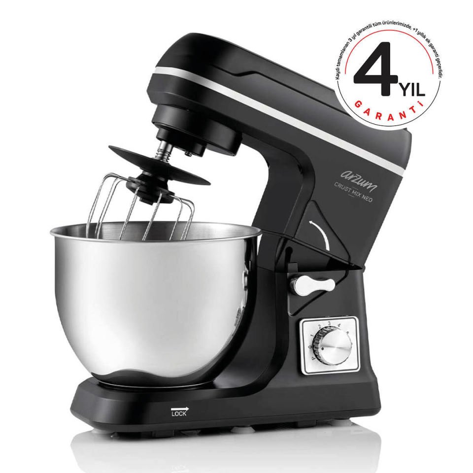 Arzum AR1143-S Crust Mix Neo Stand Mikser - Siyah