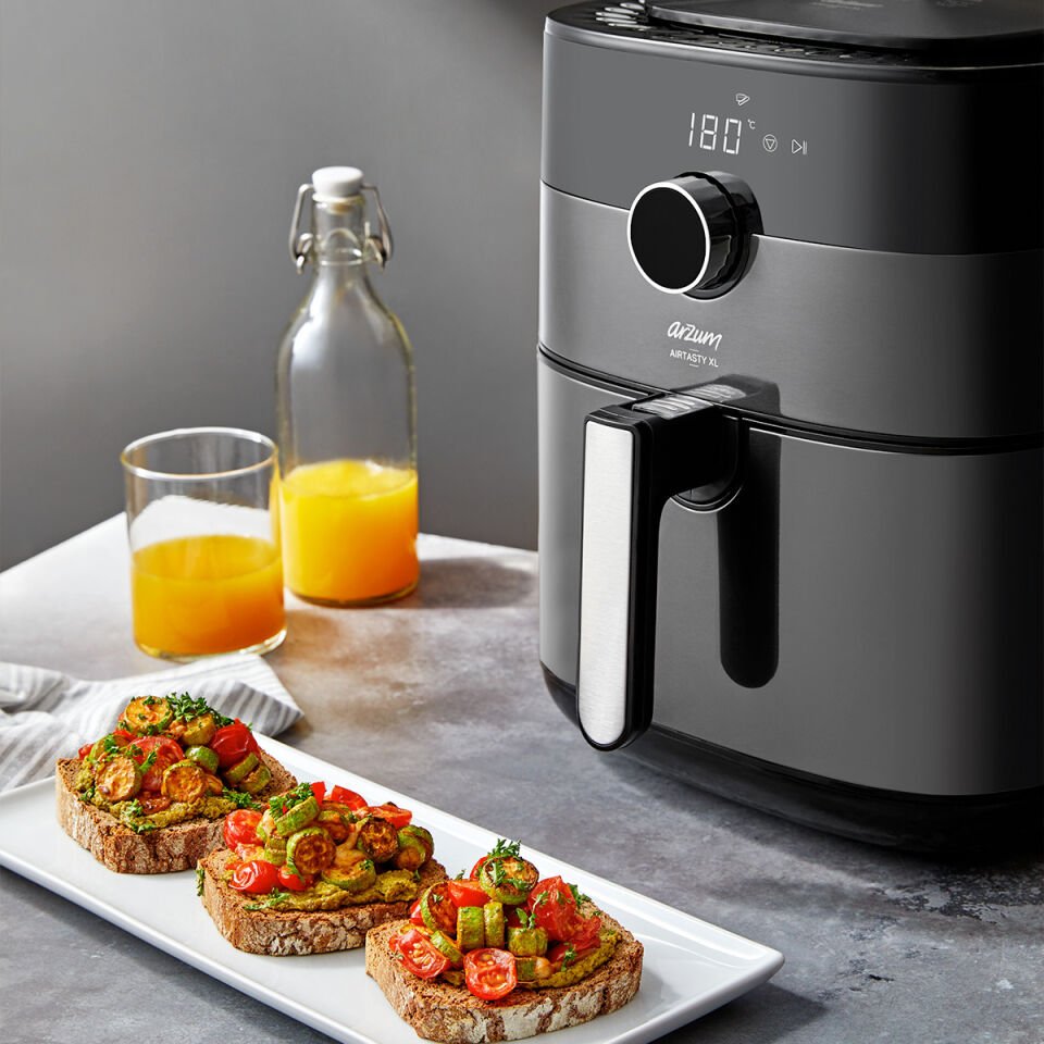 Arzum AR2074-B Airtasty XL Air Fryer 6 lt Bakır Yağsız Fritöz