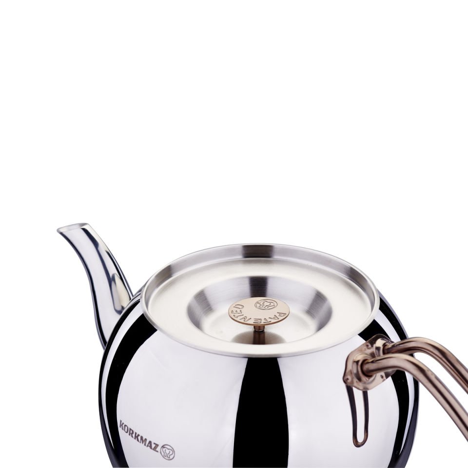 Korkmaz A222 Hanedan Rosegold Çaydanlık Takımı