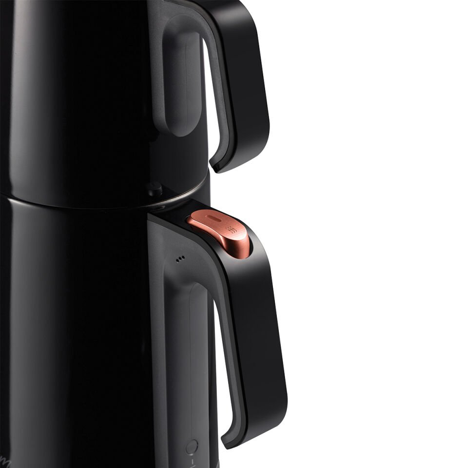Arzum AR3080-S Çay Sefası Siyah 1650 W Çelik Çay Makinesi