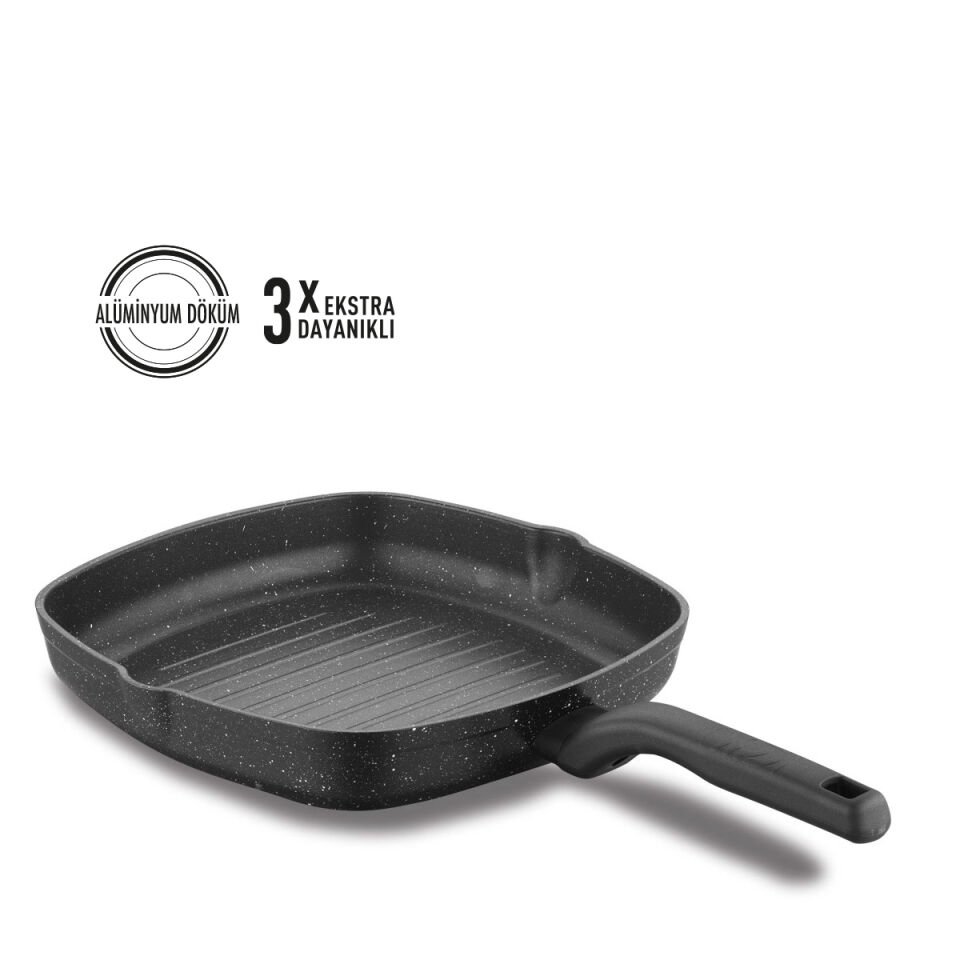 Korkmaz A1120 Ornella 28 cm Kare Grill Tava