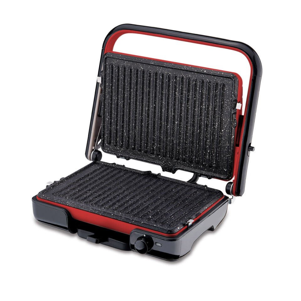 Korkmaz A316-12 Kırmızı 1800 W Tost Makinesi