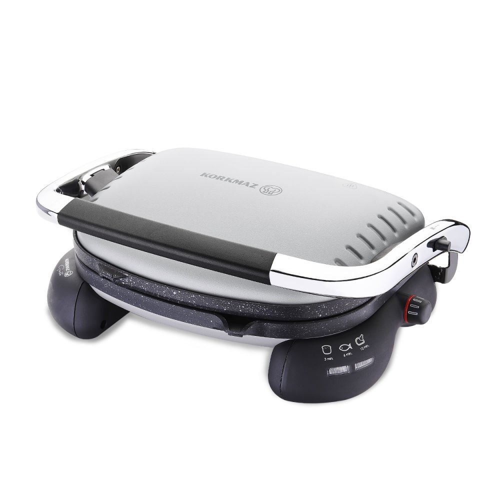 Korkmaz A324-08 Castron Gri 1800 W Tost Makinesi