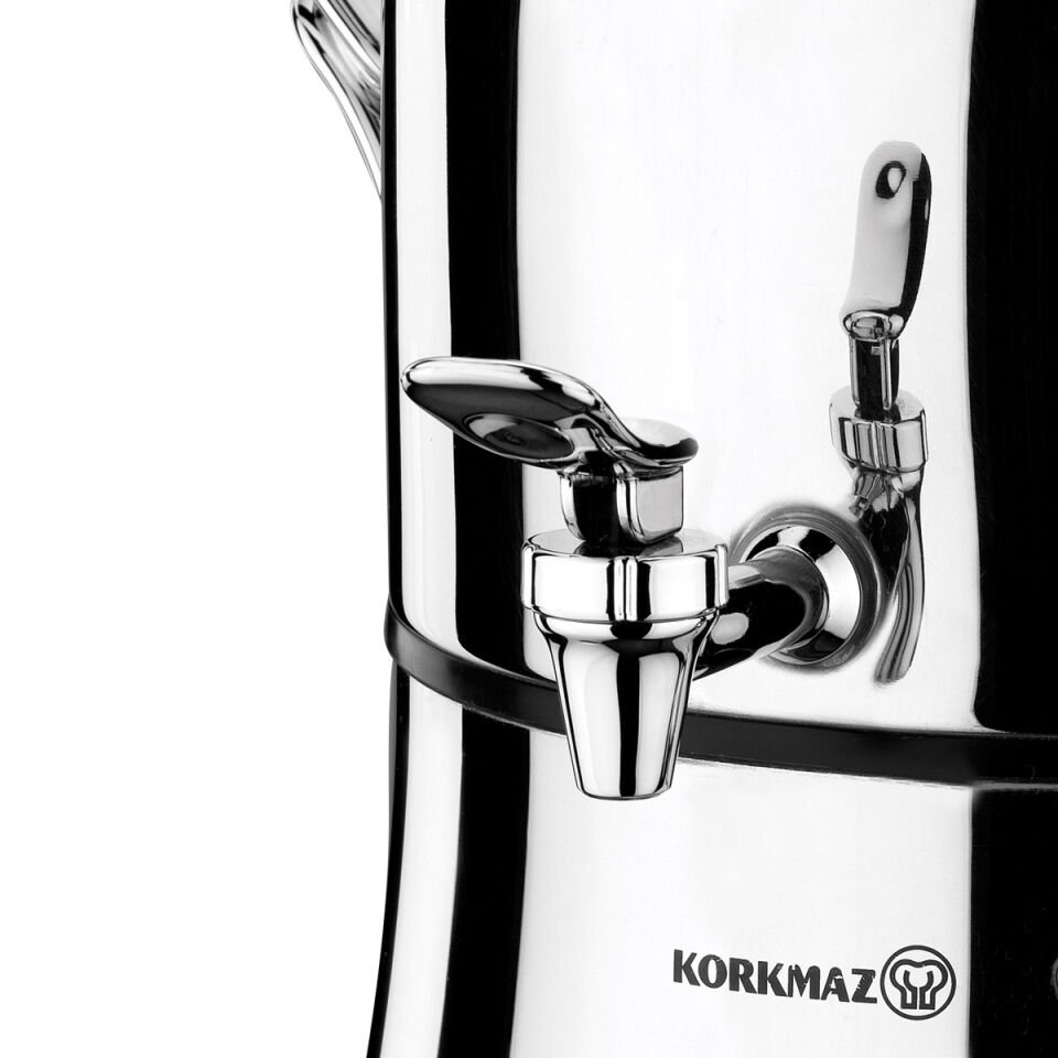 Korkmaz A334 Nosta Mega 2000 W Çelik Demlikli Semaver