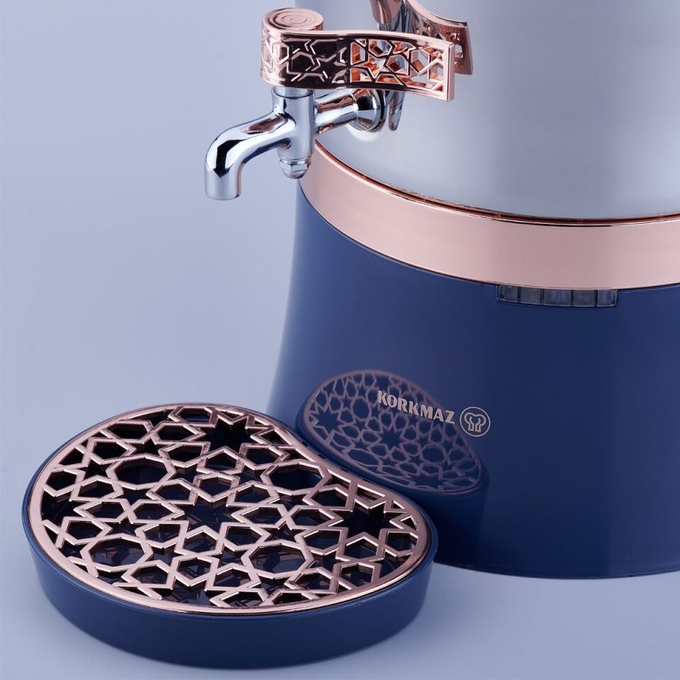 Korkmaz A843-01 Hanedan Semaver Azura Inox/Rosegold