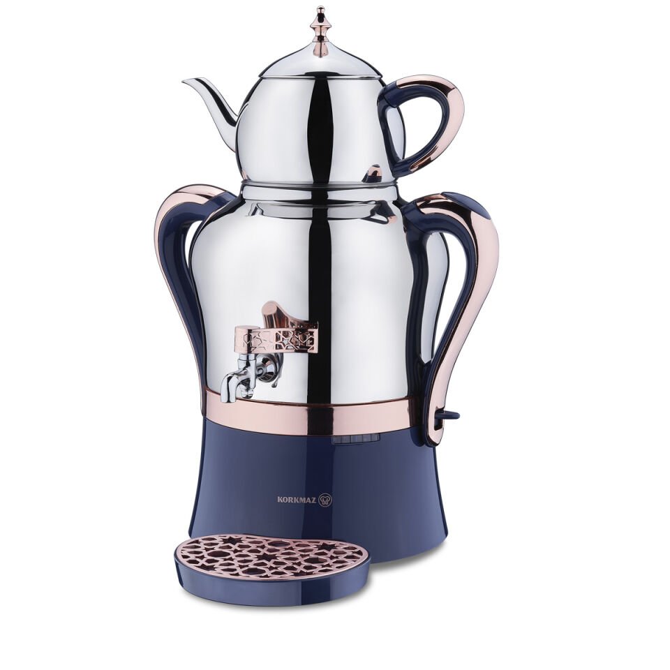 Korkmaz A843-01 Hanedan Semaver Azura Inox/Rosegold