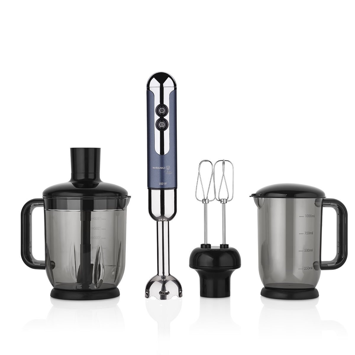 Korkmaz A447-13 Mia Mega Azura 850 W Blender Set