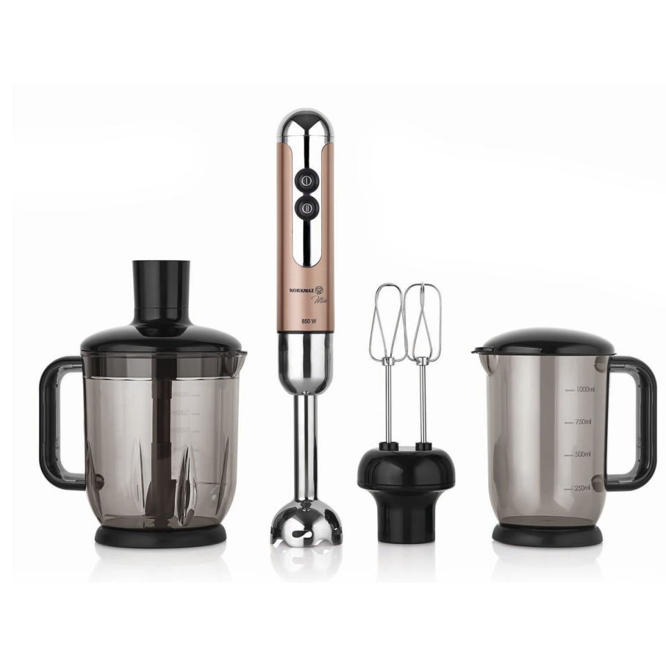 Korkmaz A447-09 Mia Mega Rose Gold Blender Seti