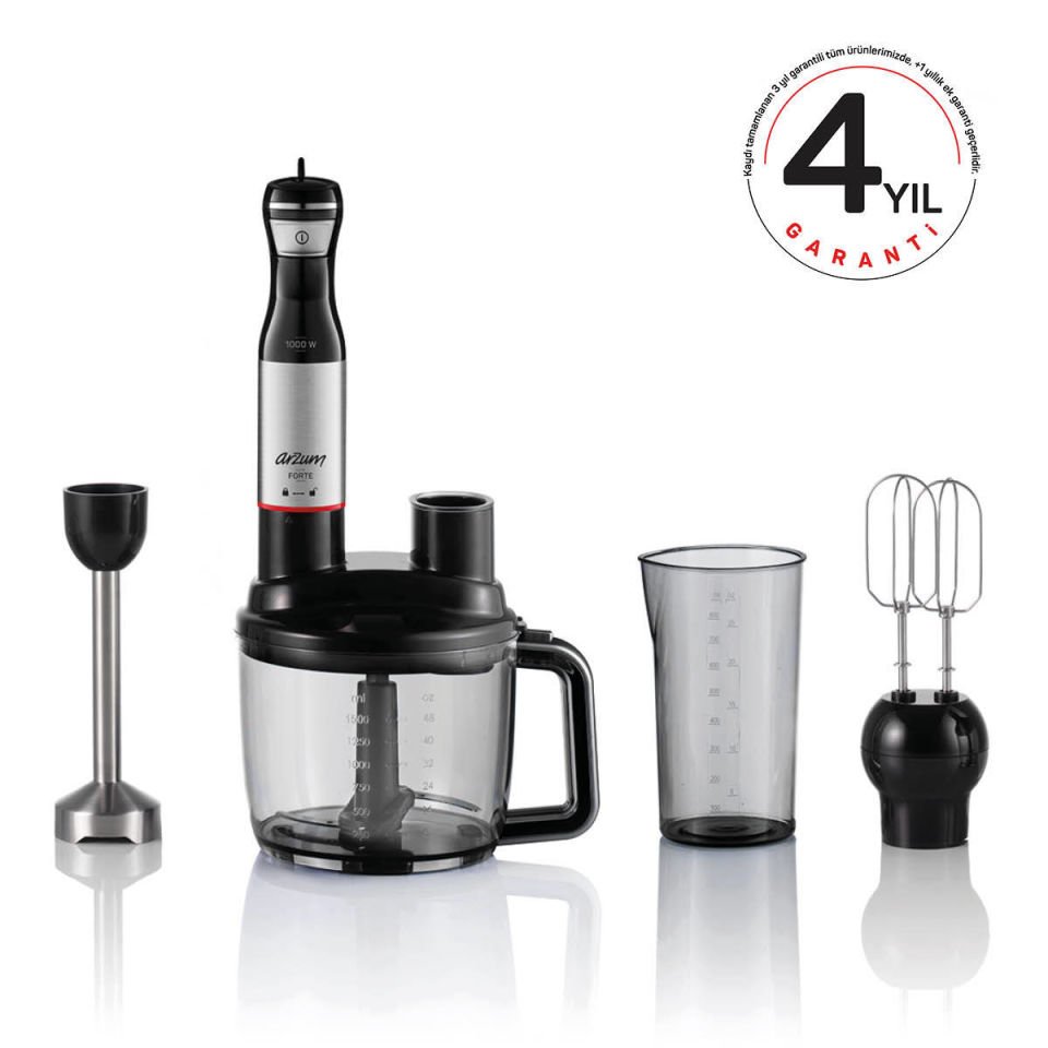 Arzum AR1157-S Forte Multi Blender Seti - Siyah
