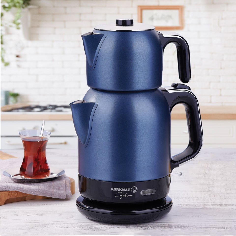 Korkmaz A331-07 Çaytema 1600 W Azura Krom Çay Makinesi