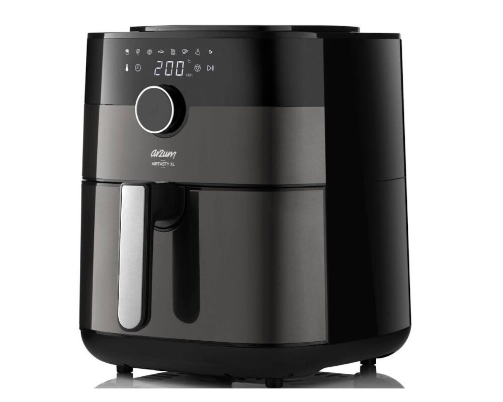Arzum AR2074-G Airtasty XL Air Fryer 6 lt Gümüş Yağsız Fritöz