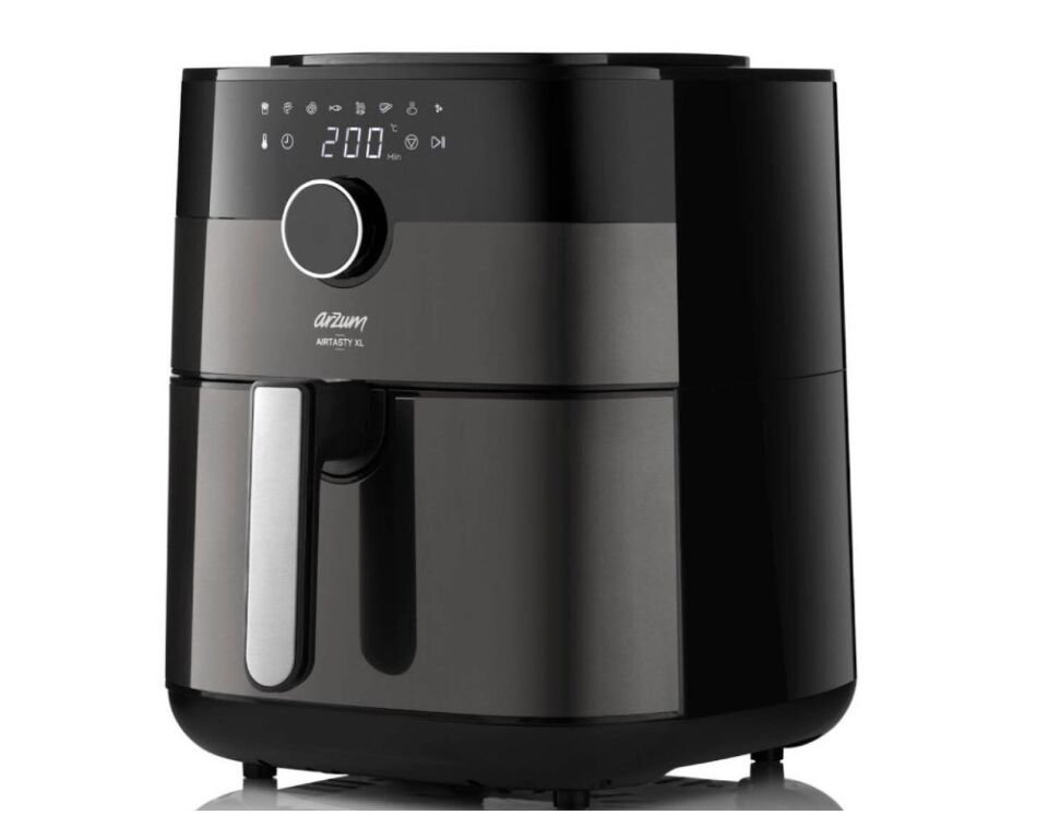 Arzum AR2074-G Airtasty XL Air Fryer 6 lt Gümüş Yağsız Fritöz