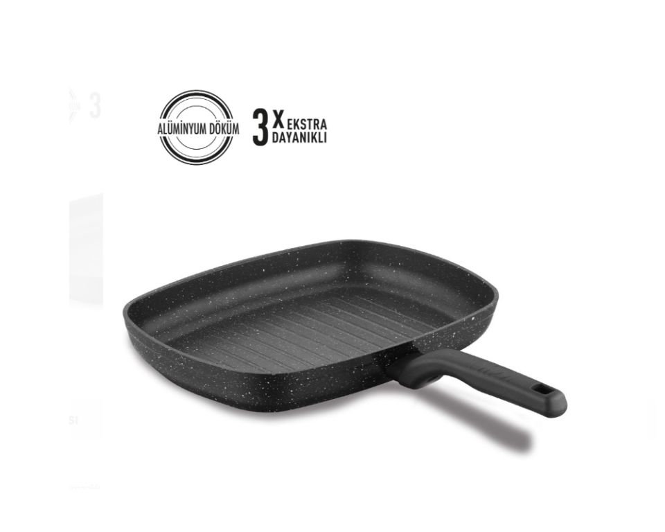 Korkmaz A1121 Ornella 35 cm Dikdörtgen Grill Tava