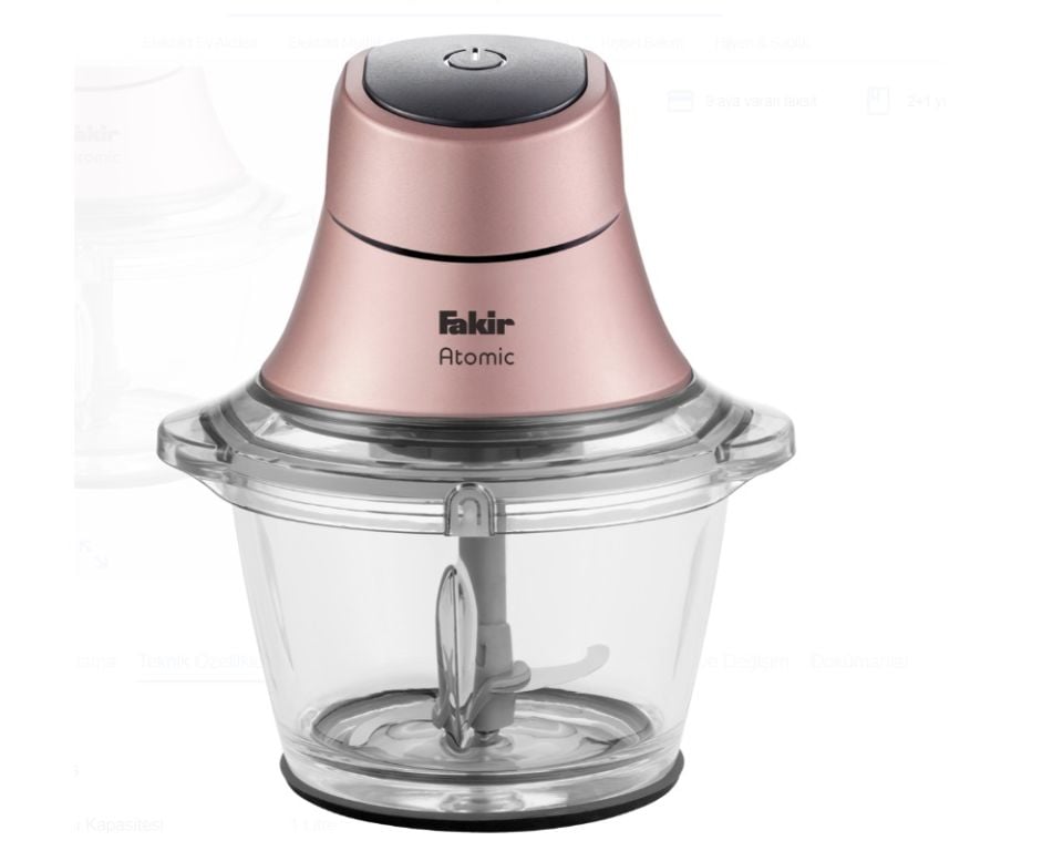 Fakir Atomic Rose 600 W Cam Doğrayıcı