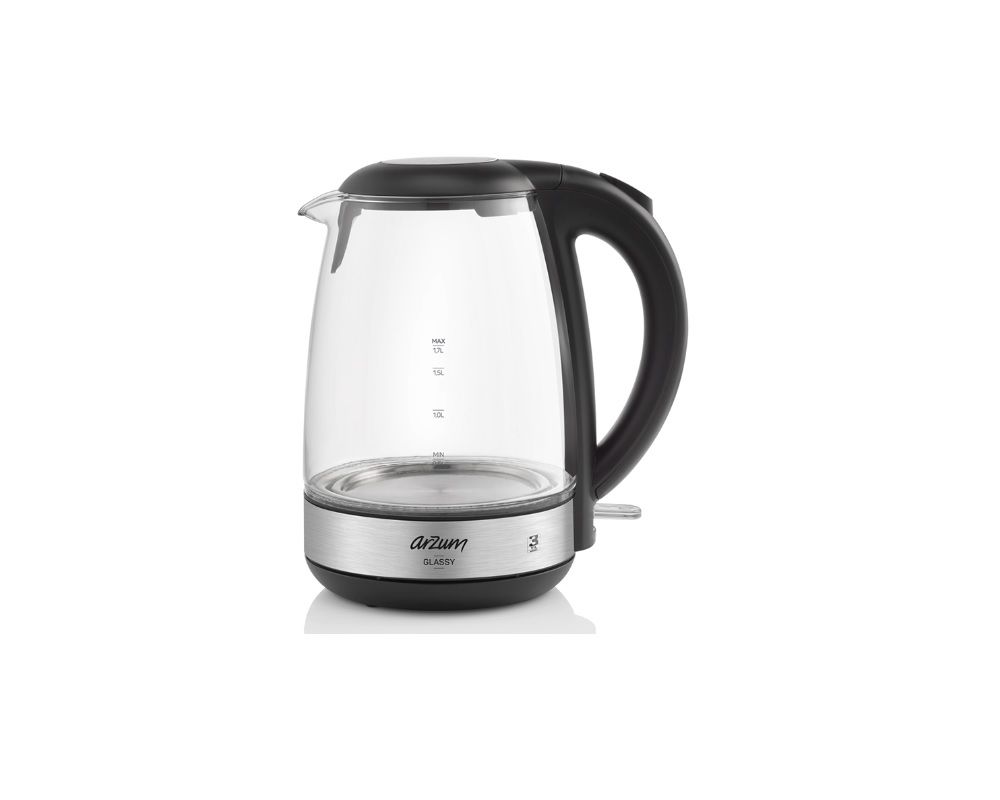 Arzum AR3071 Glassy 2200 W 1.7 lt Cam Kettle