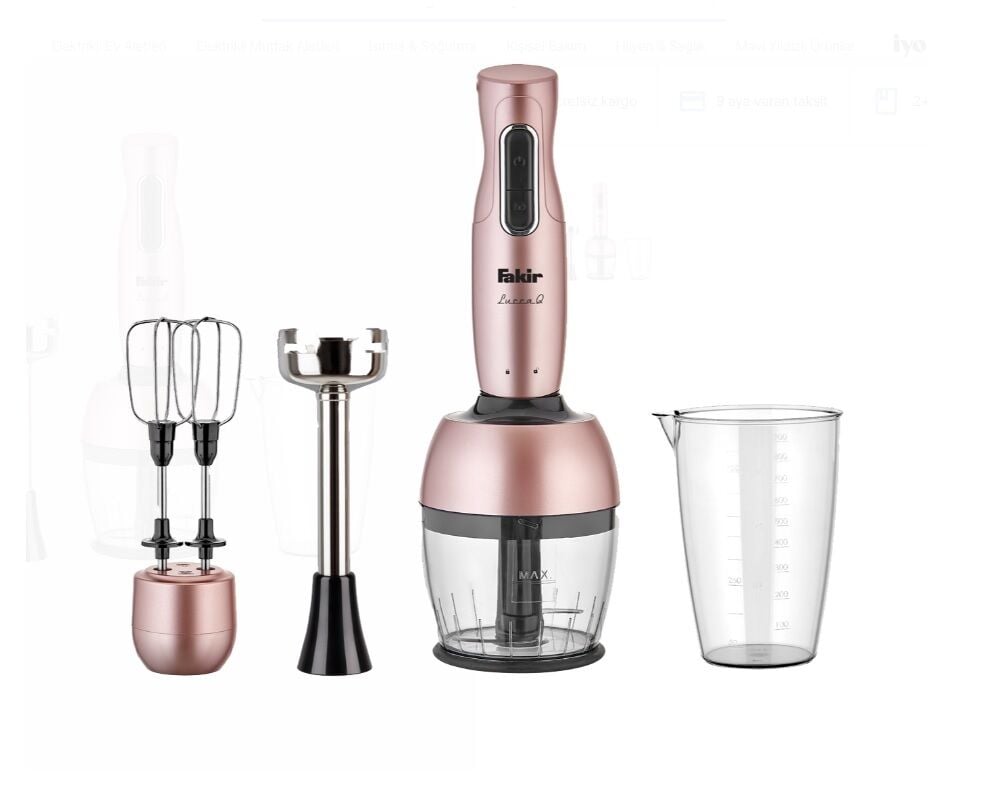 Fakir Lucca Q Rosie 1000 W Blender Seti