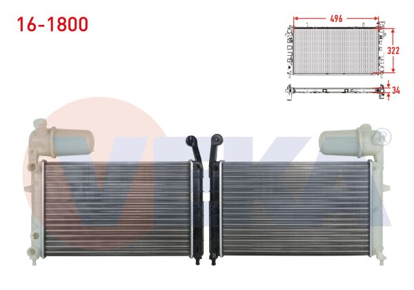 SU RADYATÖRÜ MEKANİK FİAT TEMPRA TİPO 92-99