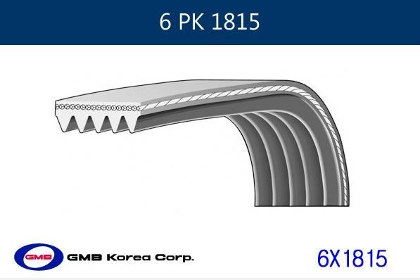 ALTERNATÖR KAYIŞI 6PK1815