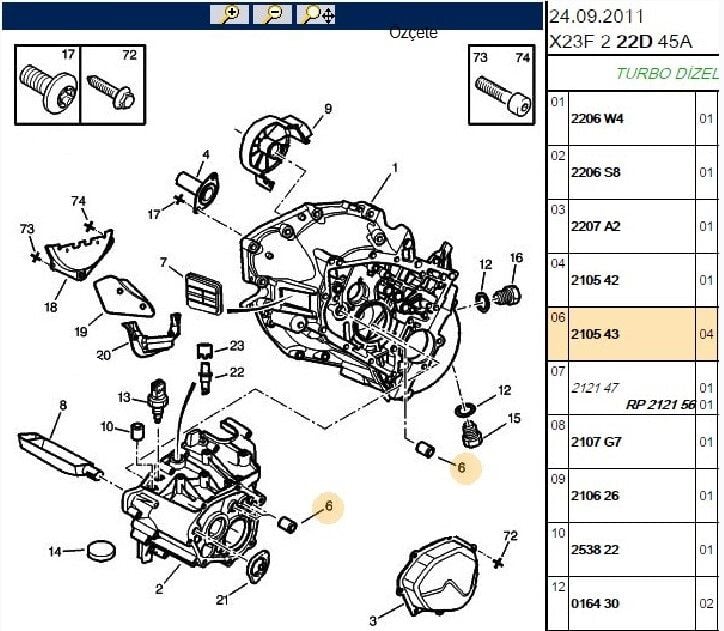 ŞANZUMAN ARKA KAPAK İÇ BURCU PEUGEOT BOXER 3