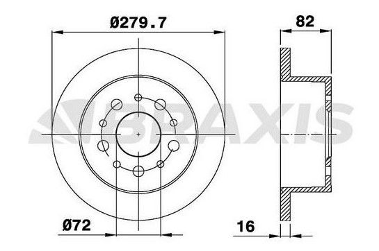 ARKA FREN DİSKİ 15'' PEUGEOT BOXER 3