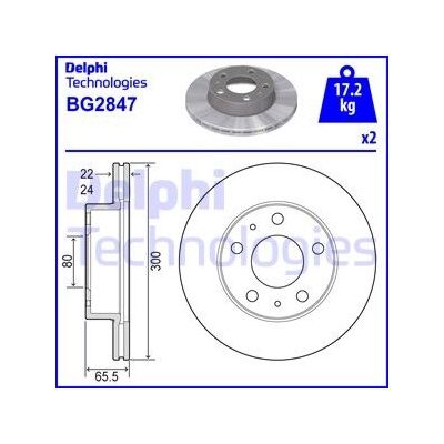 ÖN FREN DİSKİ PEUGEOT BOXER 3