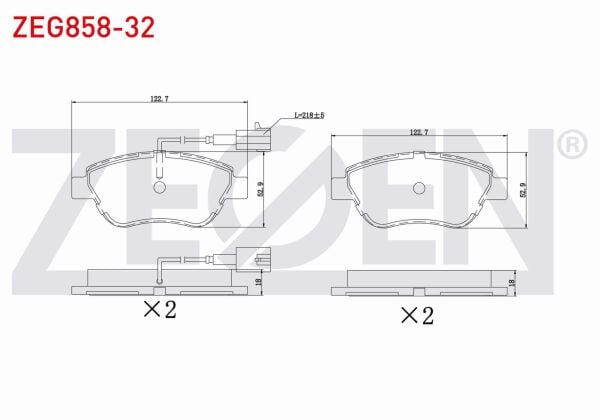 ÖN FREN BALATA PEUGEOT BİPPER FİŞLİ