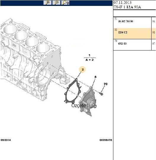 DEVİRDAİM CONTASI 163 BEYGİR 2.0 HDİ PEUGEOT BOXER 3