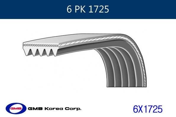 ALTERNATÖR KAYIŞI 6PK1725