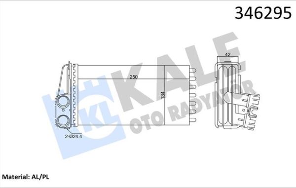 KALORİFER RADYATÖRÜ PEUGEOT 307