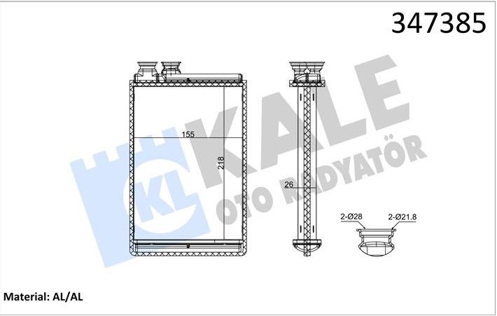KALORİFER RADYATÖRÜ CİTROEN C5 X7