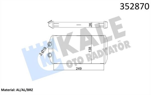 KALORİFER RADYATÖRÜ PEUGEOT 301