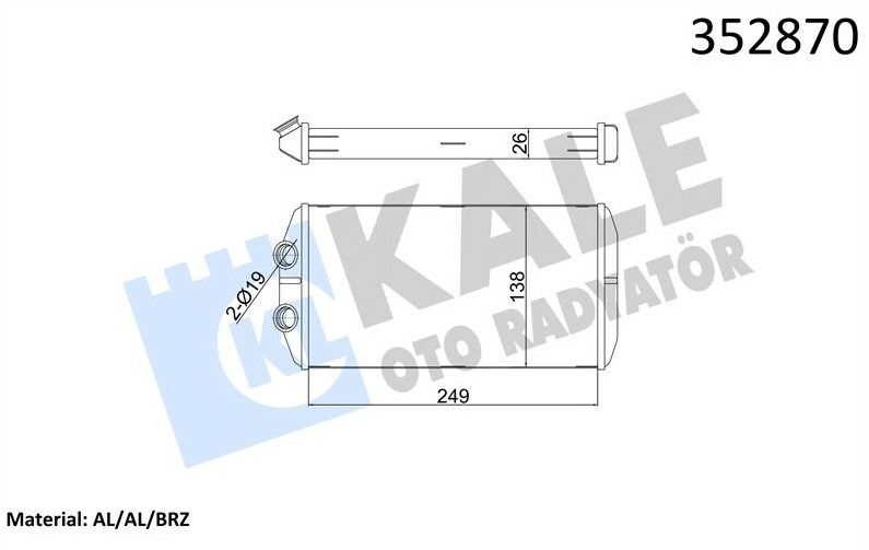 KALORİFER RADYATÖRÜ PEUGEOT 301
