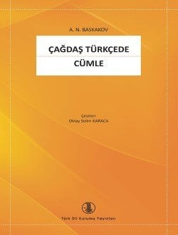 Çağdaş Türkçede Cümle - A.N. BASKAKOV