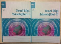 TEMEL BİLGİ TEKNOLOJİLERİ - I - II  (1-2) Anadolu Üniversitesi Yayınları