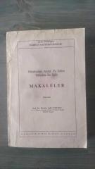 MEZHEPLER, AHLAK VE İSLAM FELSEFESİ İLE İLGİLİ MAKALELER