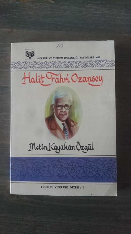 HALİT FAHRİ OZANSOY ( 1. BASKI )