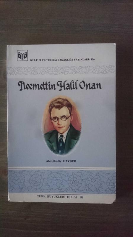 NECMETTİN HALİL ONAN ( 1. BASKI )